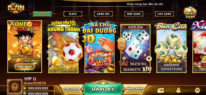 Cổng trò chơi cung cấp đủ thể loại hấp dẫn để thu hút người tham gia 