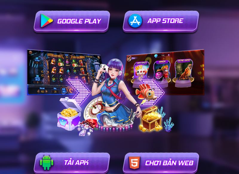 Chơi trên website sẽ không thể thuận lợi bằng việc tải ứng dụng về ngay thiết bị 