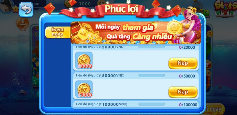 Khuyến mãi hấp dẫn có tại Bắn cá vàng