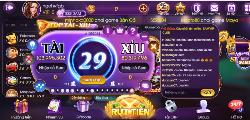 Tham gia SicBo Sam86 nhận ngàn phần quà đặc biệt hấp dẫn 