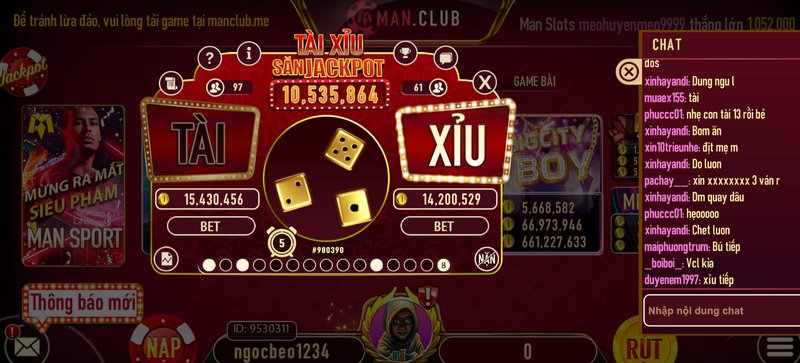 Luật chơi Tài Xỉu Man Club dễ hiểu