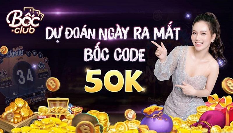 Giftcode dành tặng cho hội viên VIP của Bốc Club